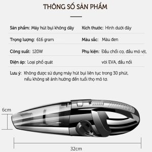 Máy Hút Bụi Cầm Tay Không Dây đa Năng R6053