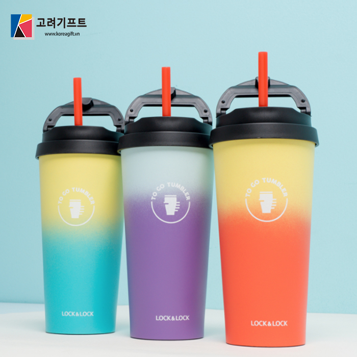 BÌNH GIỮ NHIỆT LOCK&LOCK TWO-TONE CLIP TUMBLER