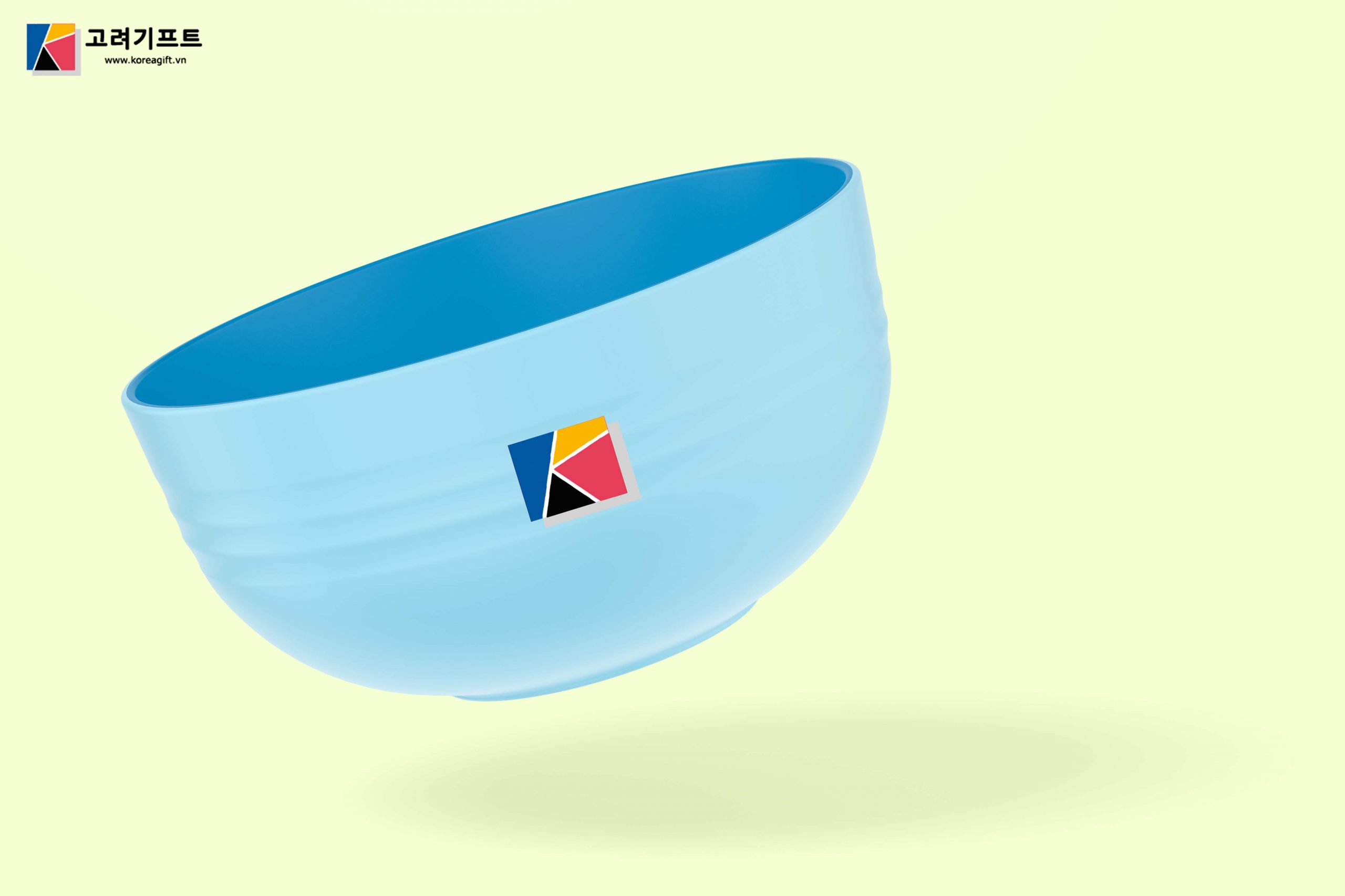 Ceramic Cereal Bowl Mockup Falling