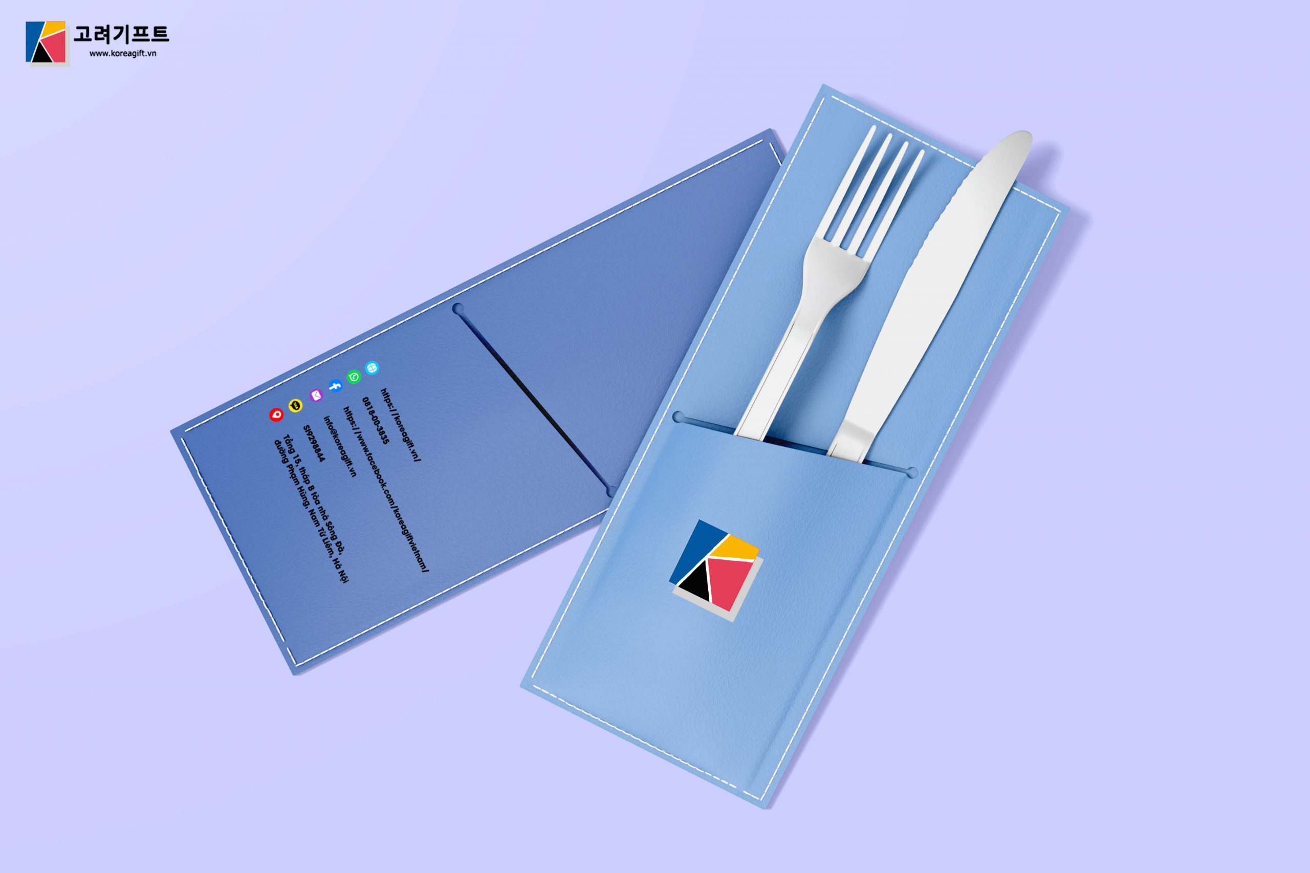 Cutlery Holder Set Mockup