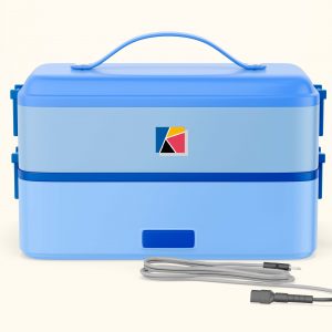 Portable Electric Lunch Box Mockup Front View