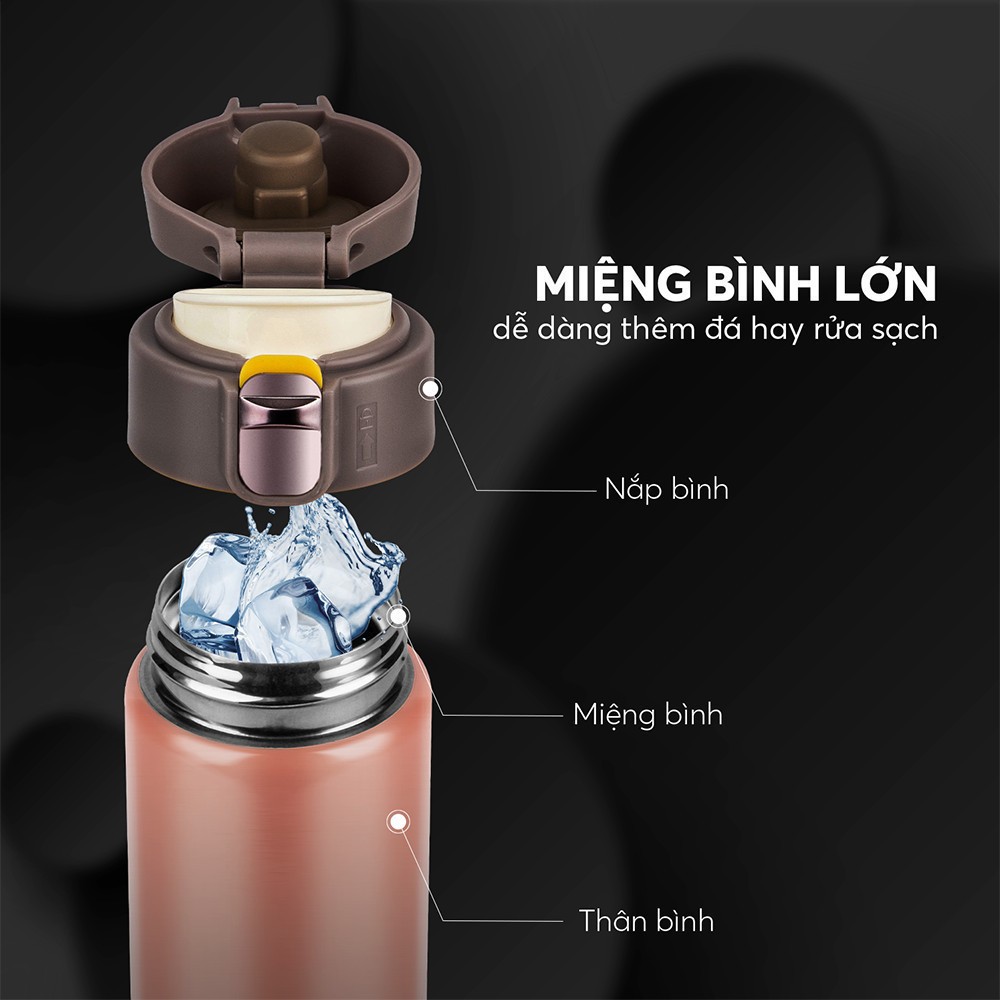 Bình giữ nhiệt Elmich inox 304 EL-8295 dung tích 500ml 12