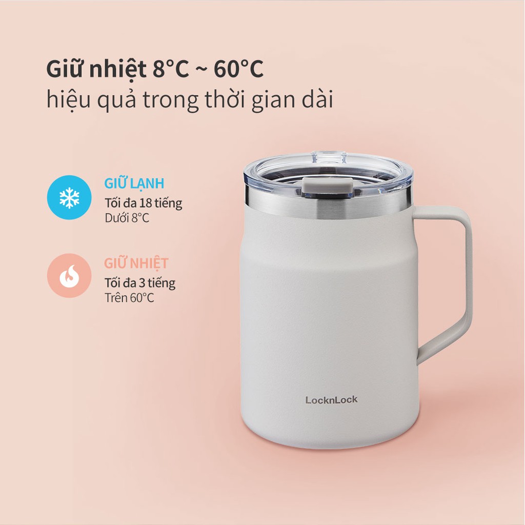 Cốc giữ nhiệt Lock&Lock Metro Table Mug LHC4219 475ml 5