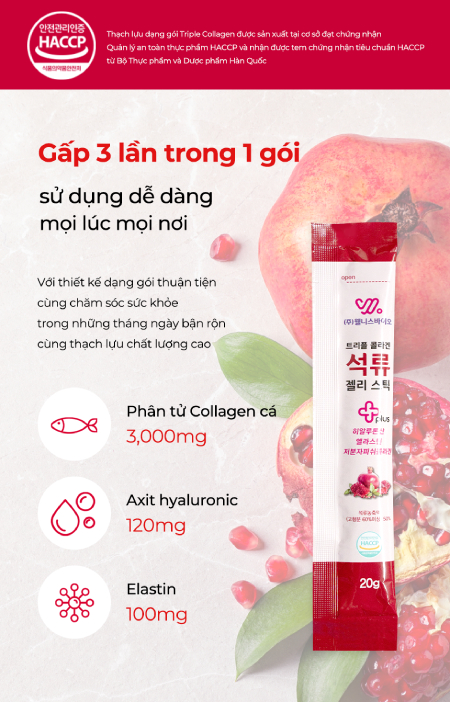 Thạch Lựu Triple Collagen 4