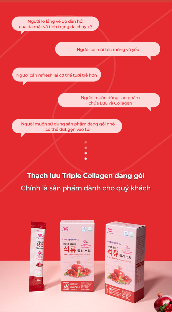 Thạch Lựu Triple Collagen 5